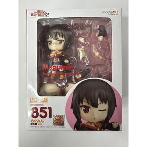 RARE Konosuba 3.9” Megumin School Uniform Ver. Nendoroid #851 GOOD SMILE COMPANY